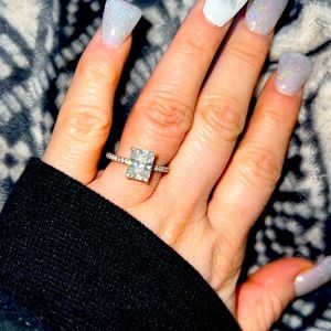 3ct Moissanite Soliatire